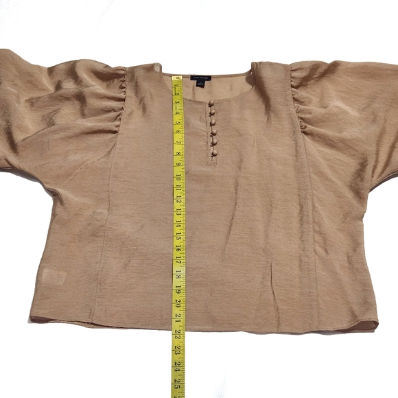 Ann Taylor Puff Sleeve Top - Picture 7 of 8